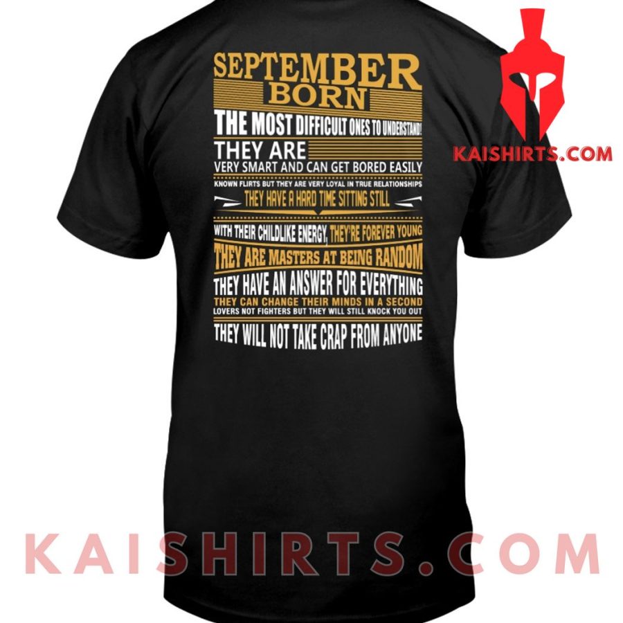 September Born Classic Unisex Custom T-Shirt's Product Pictures - Kaishirts.com