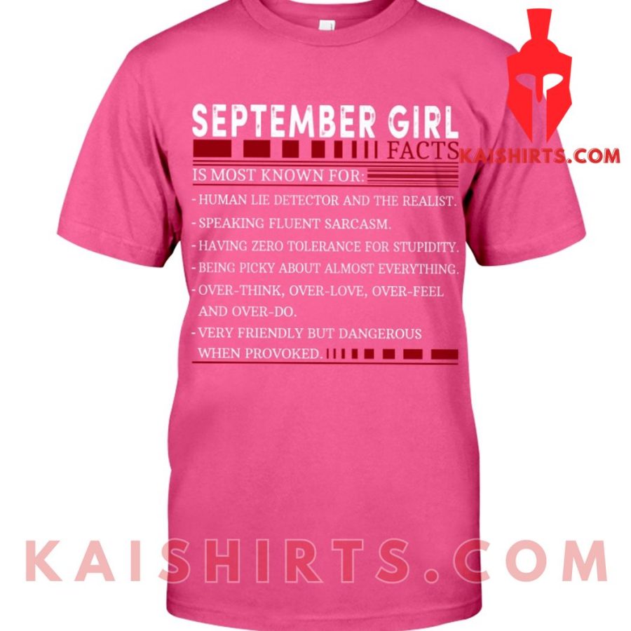 September Girl Facts Classic Unisex Custom T-Shirt's Product Pictures - Kaishirts.com