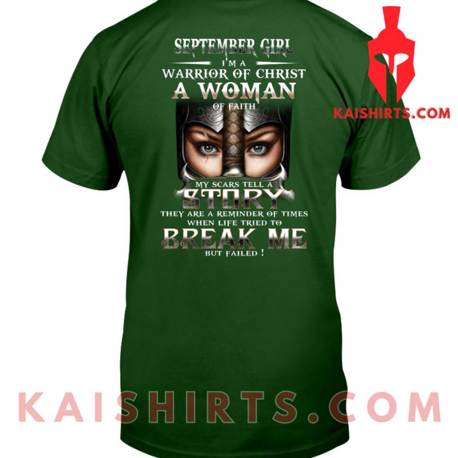 September Girl Warrior Of Christ Classic Unisex Custom T-Shirt's Product Pictures - Kaishirts.com