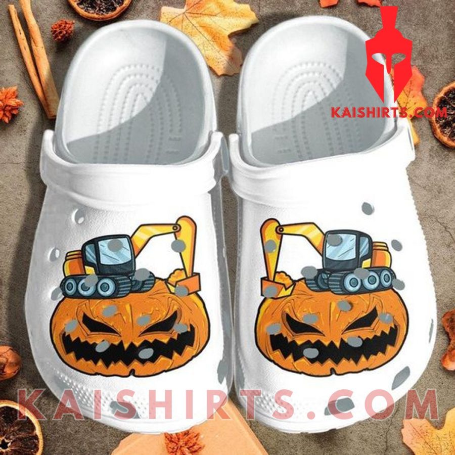 Cranes Truck Pumpkin Halloween Crocs Clog Shoes's Product Pictures - Kaishirts.com