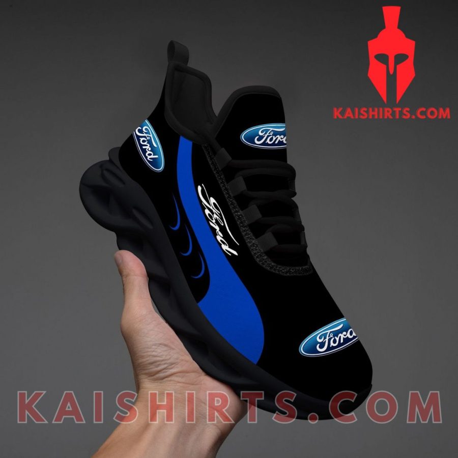 Ford Car Style 4 Custom Name Clunky Maxsoul Sneaker - Blue, Black Wide Line Pattern's Product Pictures - Kaishirts.com