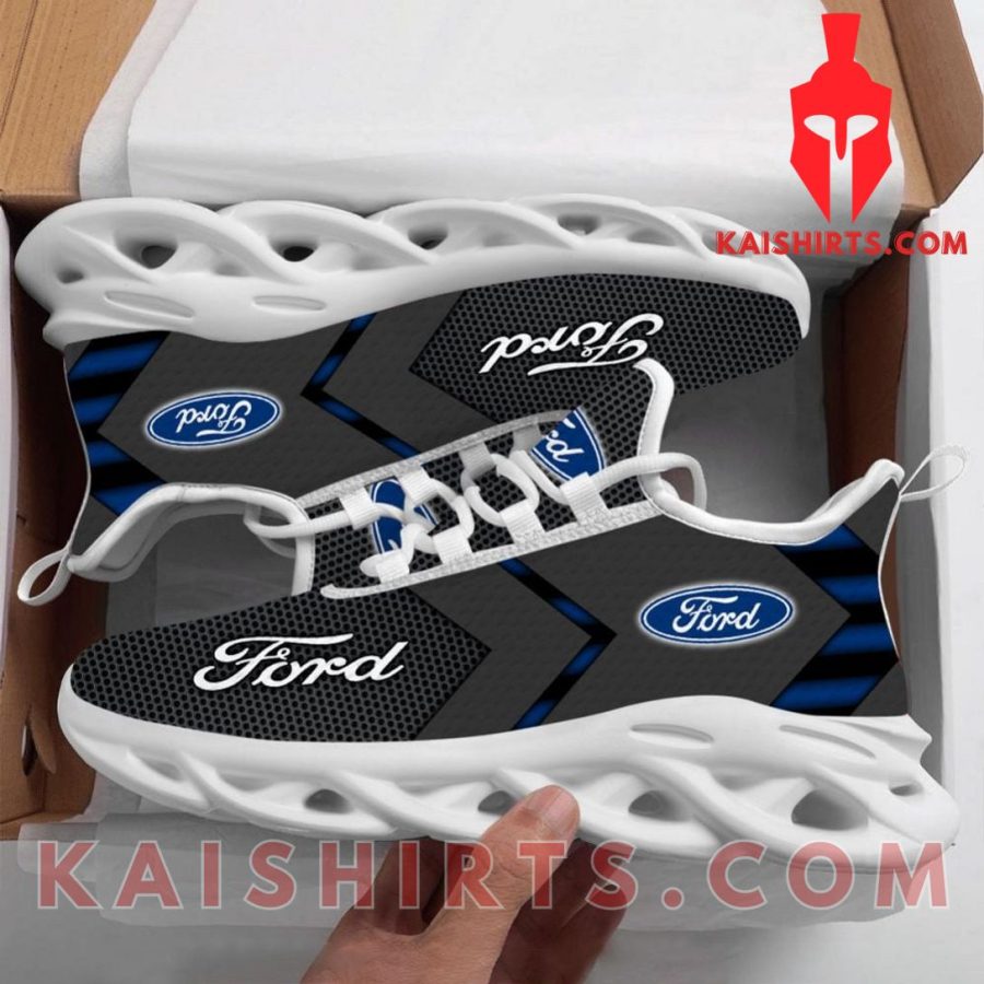 Ford Car Style 6 Custom Name Clunky Maxsoul Sneaker - Grey Arrow Pattern's Product Pictures - Kaishirts.com
