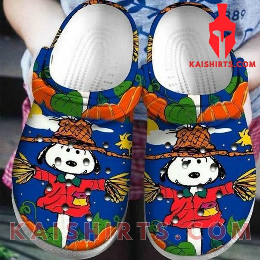 Halloween Snoopy Pumpkin Navy Crocs Crocband Clog's Product Pictures - Kaishirts.com