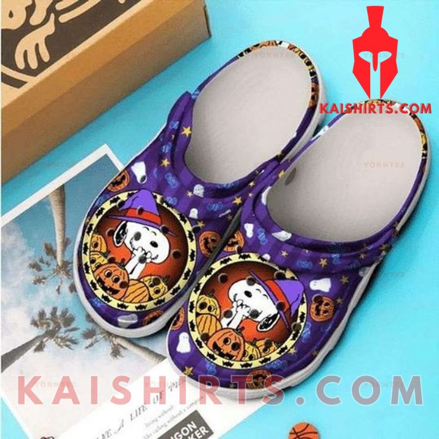 Halloween Snoopy Pumpkin Purple Crocs Crocband Clog's Product Pictures - Kaishirts.com