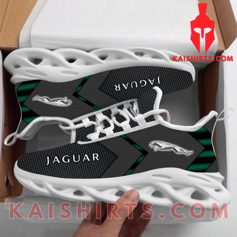 Jaguar Cars Car Style 8 Custom Name Clunky Maxsoul Sneaker - Grey Arrow Pattern's Product Pictures - Kaishirts.com