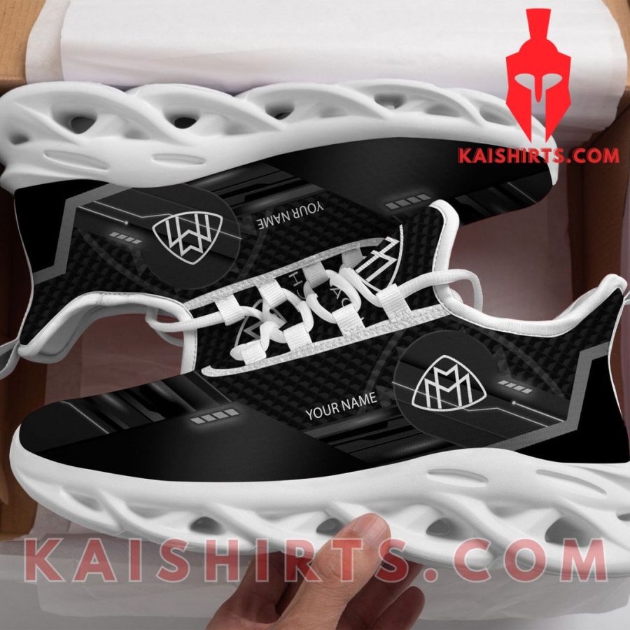 Maybach Car Style 7 Custom Name Clunky Maxsoul Sneaker - Grey White Graphite Pattern's Product Pictures - Kaishirts.com