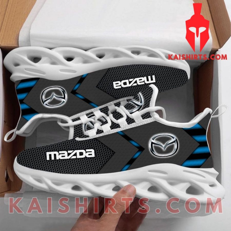 Mazda Car Style 6 Custom Name Clunky Maxsoul Sneaker - Grey Arrows Pattern's Product Pictures - Kaishirts.com