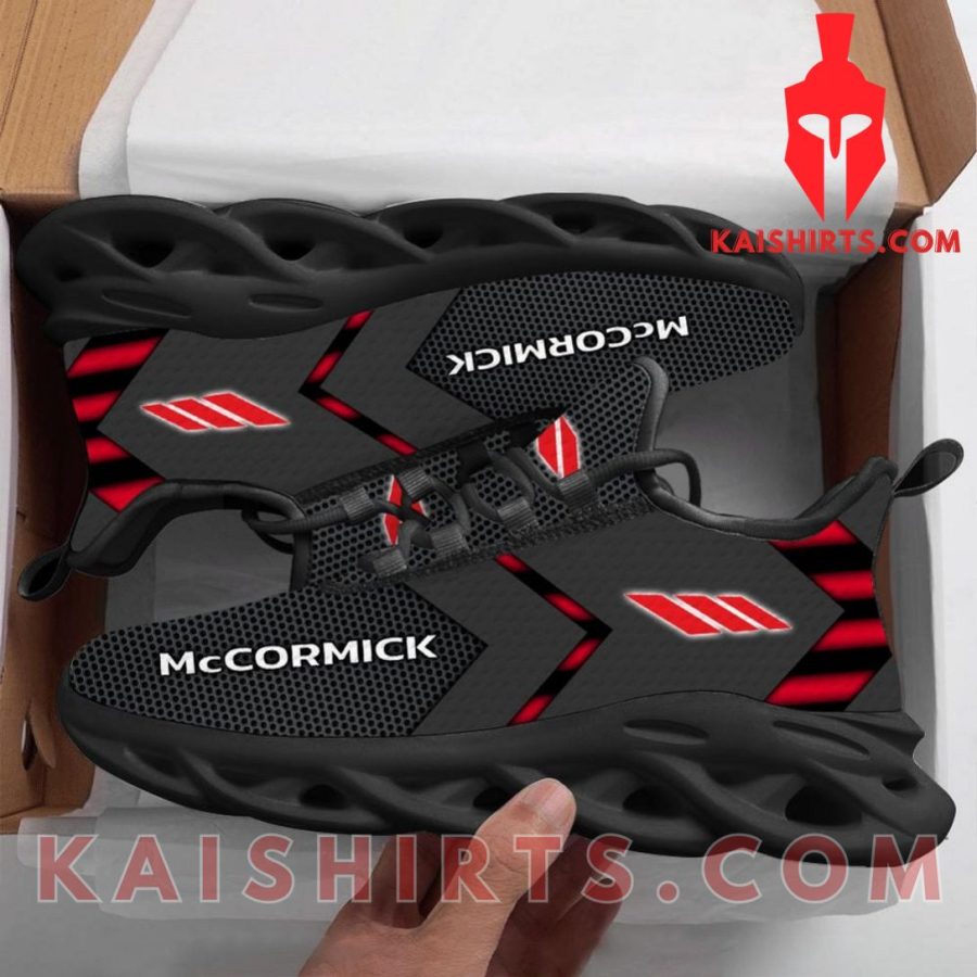 McCormick Car Style 2 Custom Name Clunky Maxsoul Sneaker - Grey Arrows Pattern's Product Pictures - Kaishirts.com
