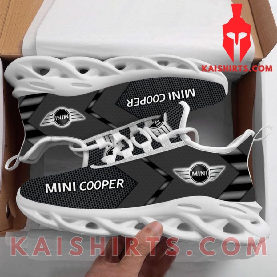 Mini Cooper Car Style 4 Custom Name Clunky Maxsoul Sneaker - Grey Arrow Pattern's Product Pictures - Kaishirts.com