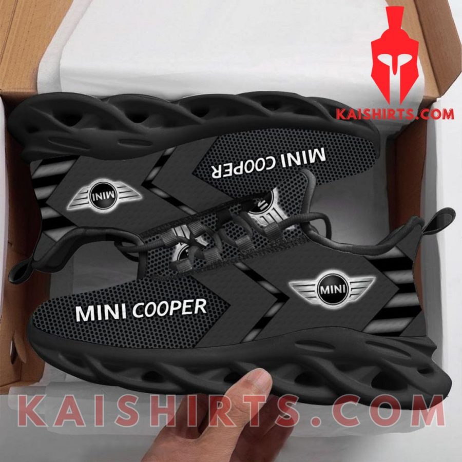 Mini Cooper Car Style 4 Custom Name Clunky Maxsoul Sneaker - Grey Arrow Pattern's Product Pictures - Kaishirts.com