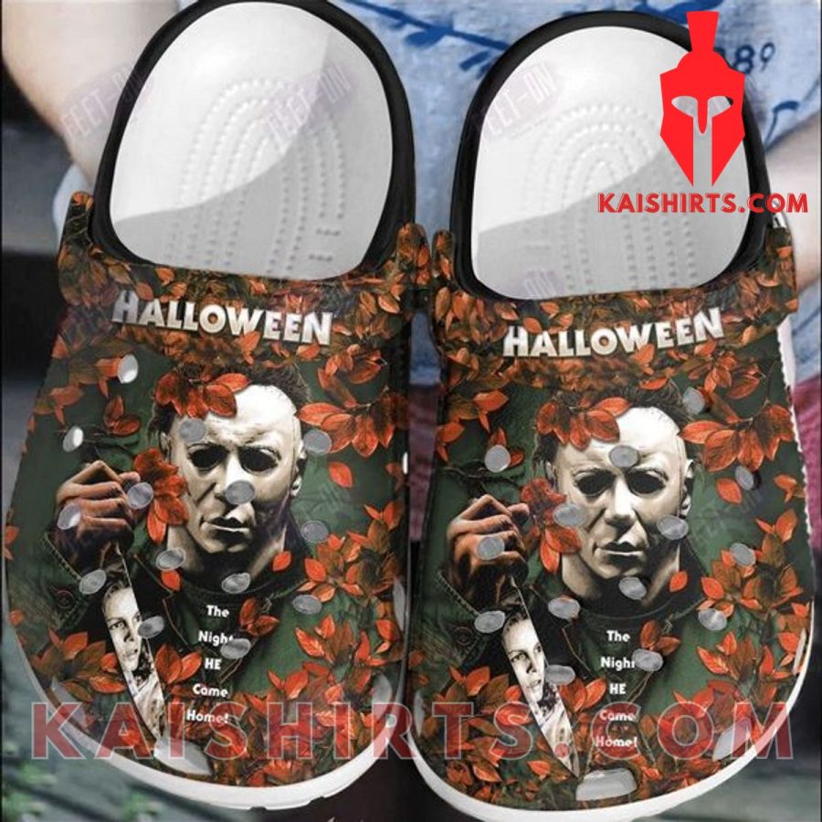 The Night He Come Home Michael Myers Horror Movie Halloween Crocs Classic Clogs's Product Pictures - Kaishirts.com