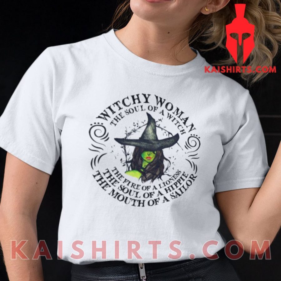 Witchy Woman The Soul Of A Witch Halloween T Shirt's Product Pictures - Kaishirts.com
