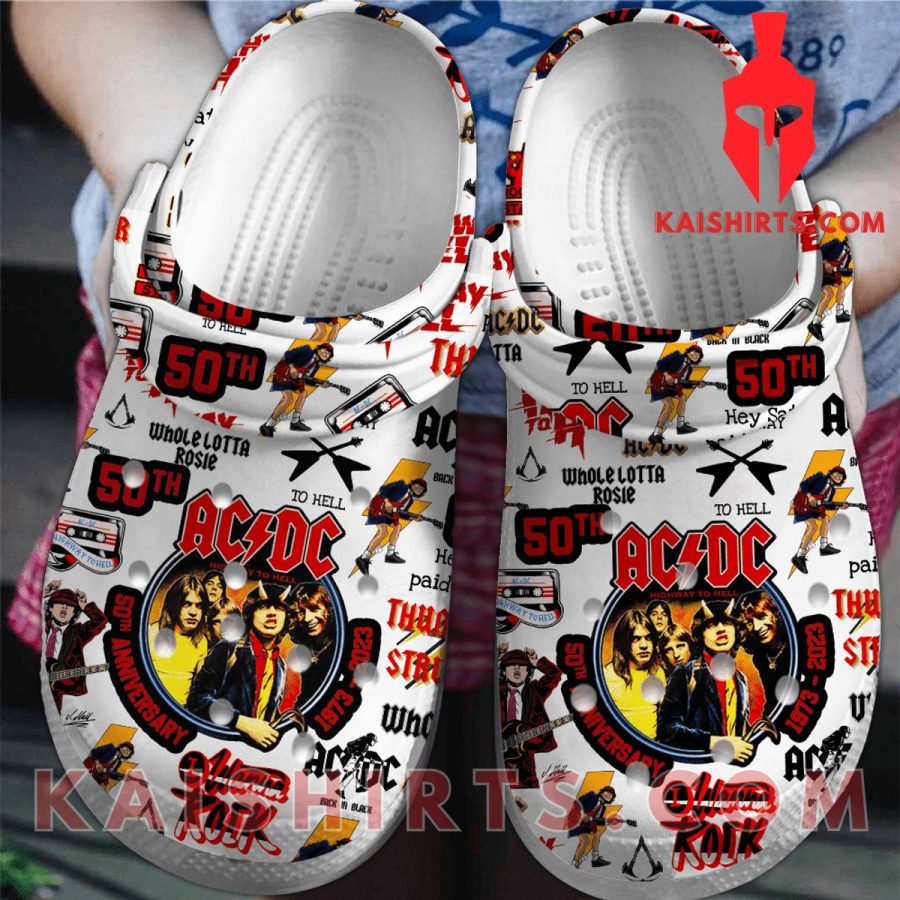 AC DC Rock Band To Hell Clogband Crocs Shoes's Product Pictures - Kaishirts.com