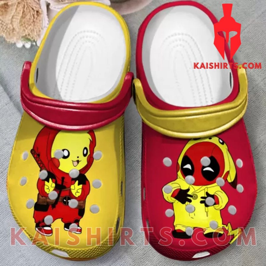 Cute Pokemon Pikachu And Deadpool Crocs's Product Pictures - Kaishirts.com