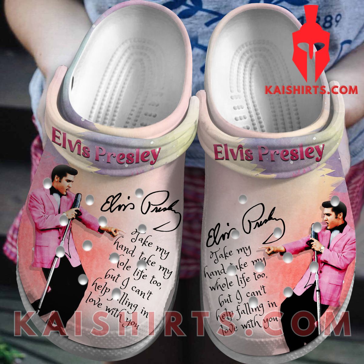 Elvis Presley Pop Singer Clogband Crocs Shoes