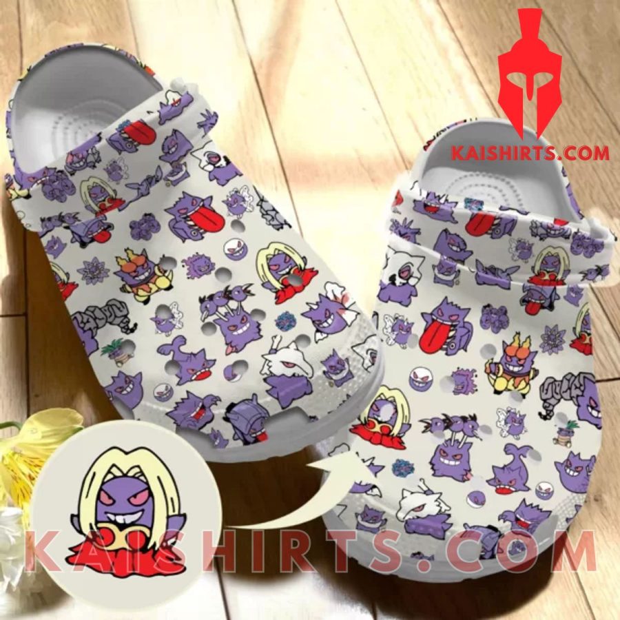Gengar Cosplay Pokemon Crocs, Purple Color's Product Pictures - Kaishirts.com