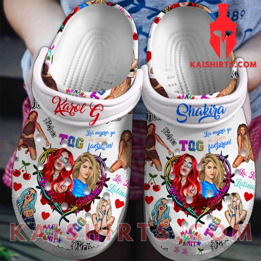 Karol G And Sakira Clogband Crocs Shoes's Product Pictures - Kaishirts.com
