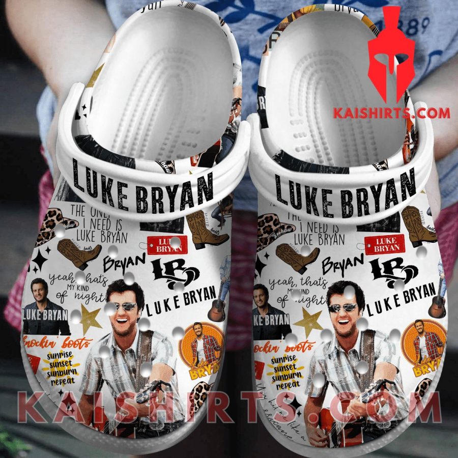 Luke Bryan American Singer Clogband Crocs Shoes's Product Pictures - Kaishirts.com