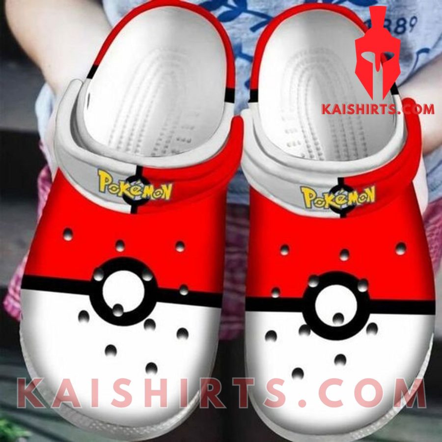 Pokemon Ball Red White Crocs Crocband Clog Comfortable Shoes's Product Pictures - Kaishirts.com