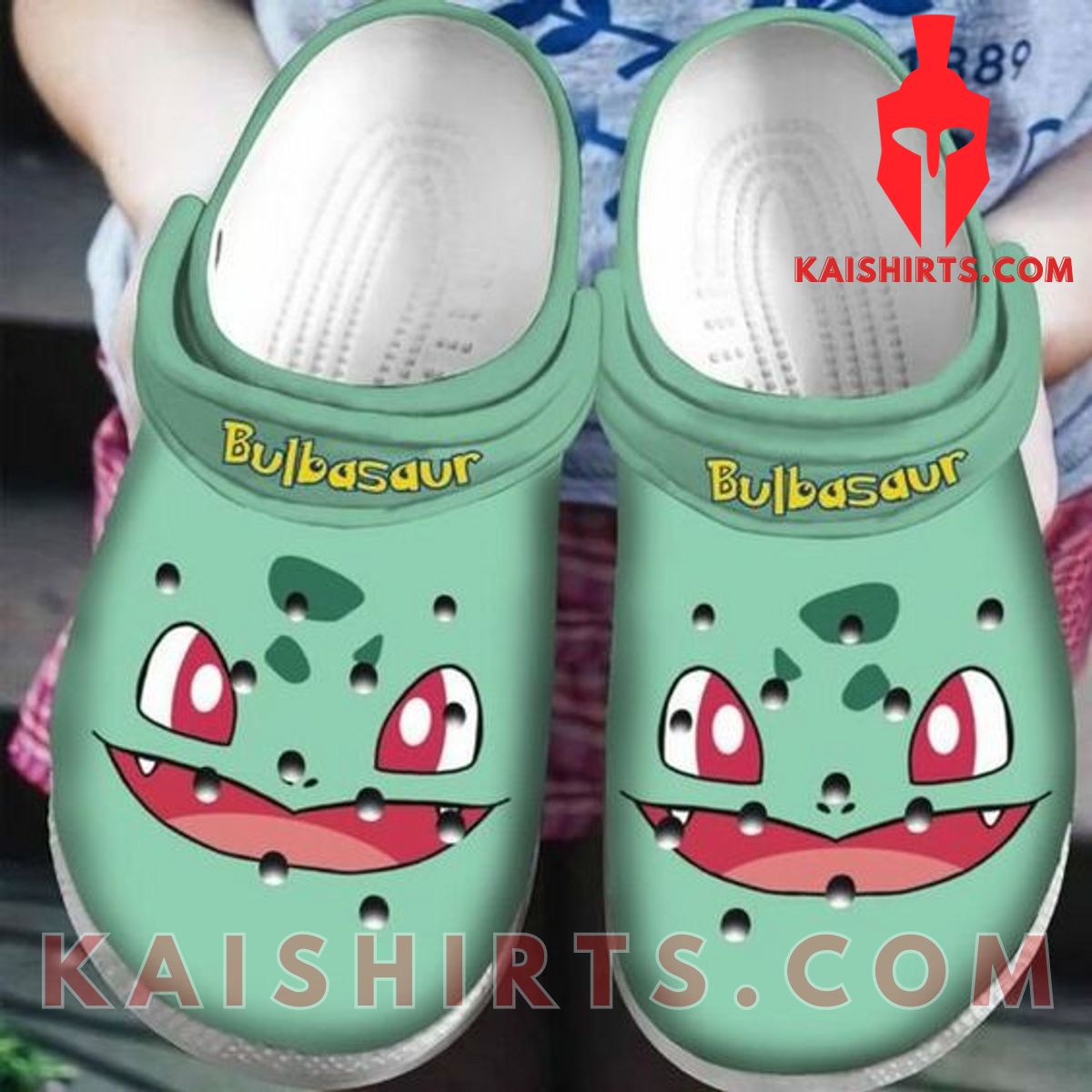 Pokemon Bulbasaur In Green Crocs Crocband Clog Comfortable Shoes