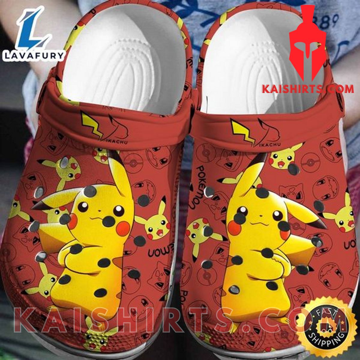 Pokemon Pikachu Crocs 3d Clog Shoes Crocs