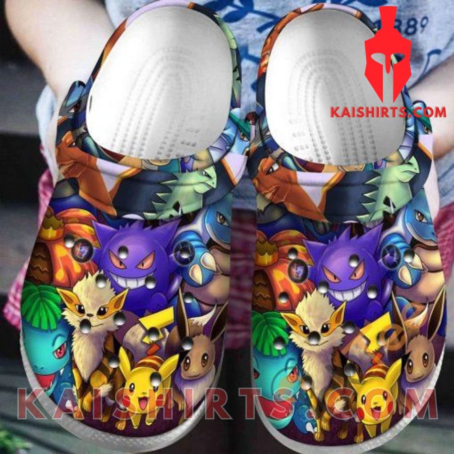 Pokemon Pikachu Sku23 Custom Sneakers Crocs Clogs Shoes's Product Pictures - Kaishirts.com