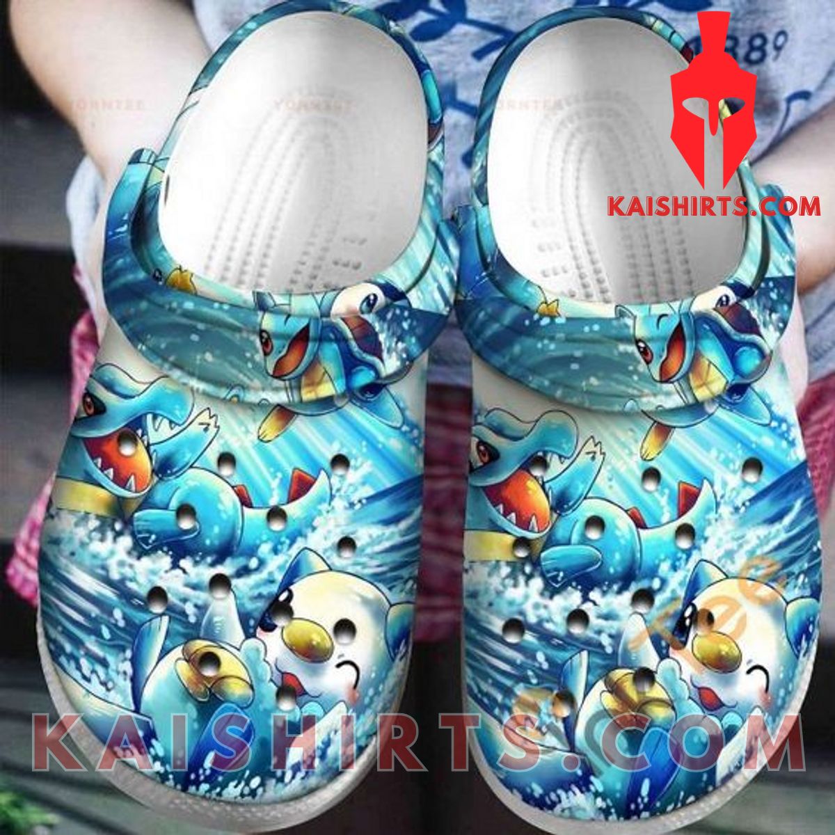 Pokemon Water Ocean Adults Kids Crocs Shoes Crocband Clog