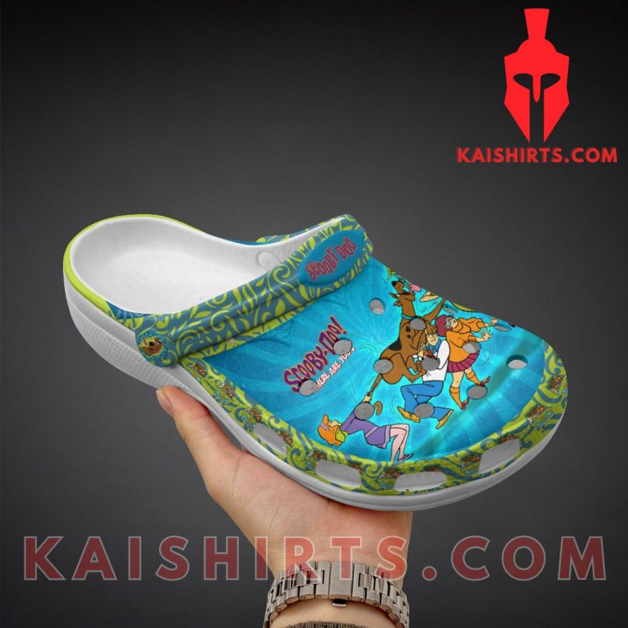 Scooby Doo Patterns Blue Green Disney Graphic Cartoon Unisex Crocs Shoes's Product Pictures - Kaishirts.com