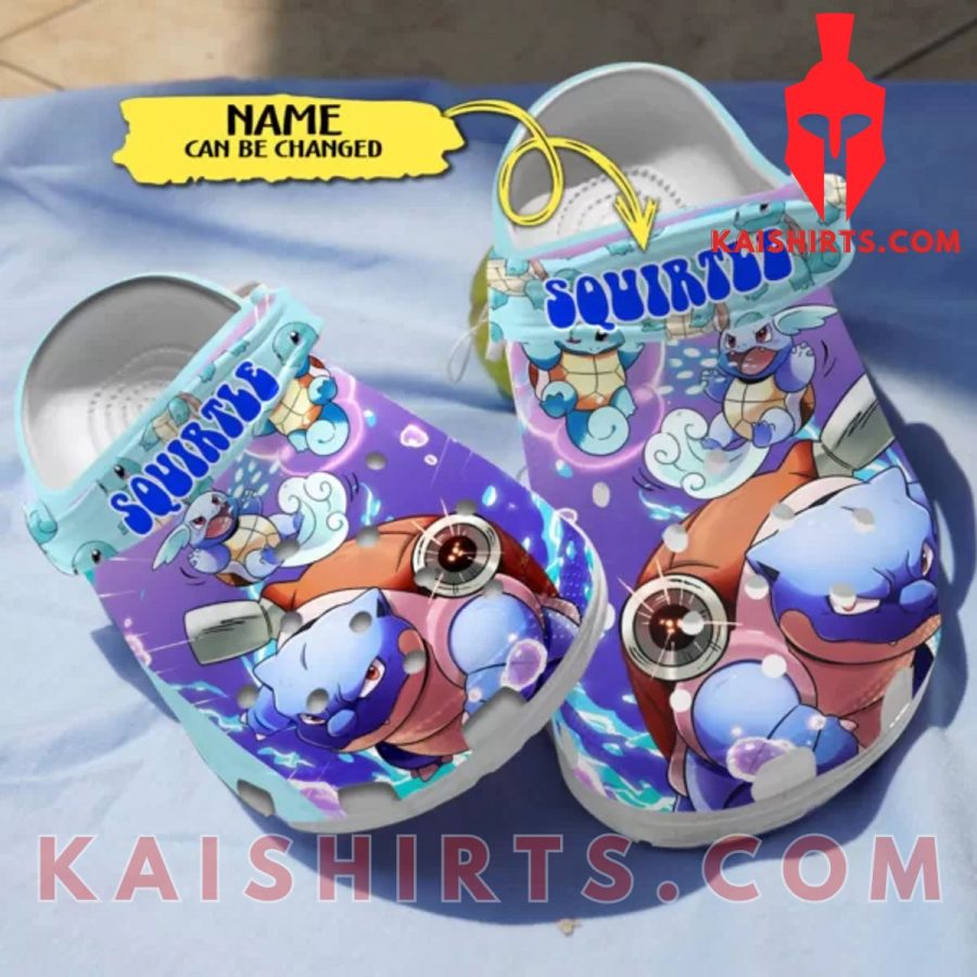 Squirtle Pokemon Cute Design Purple Crocs's Product Pictures - Kaishirts.com