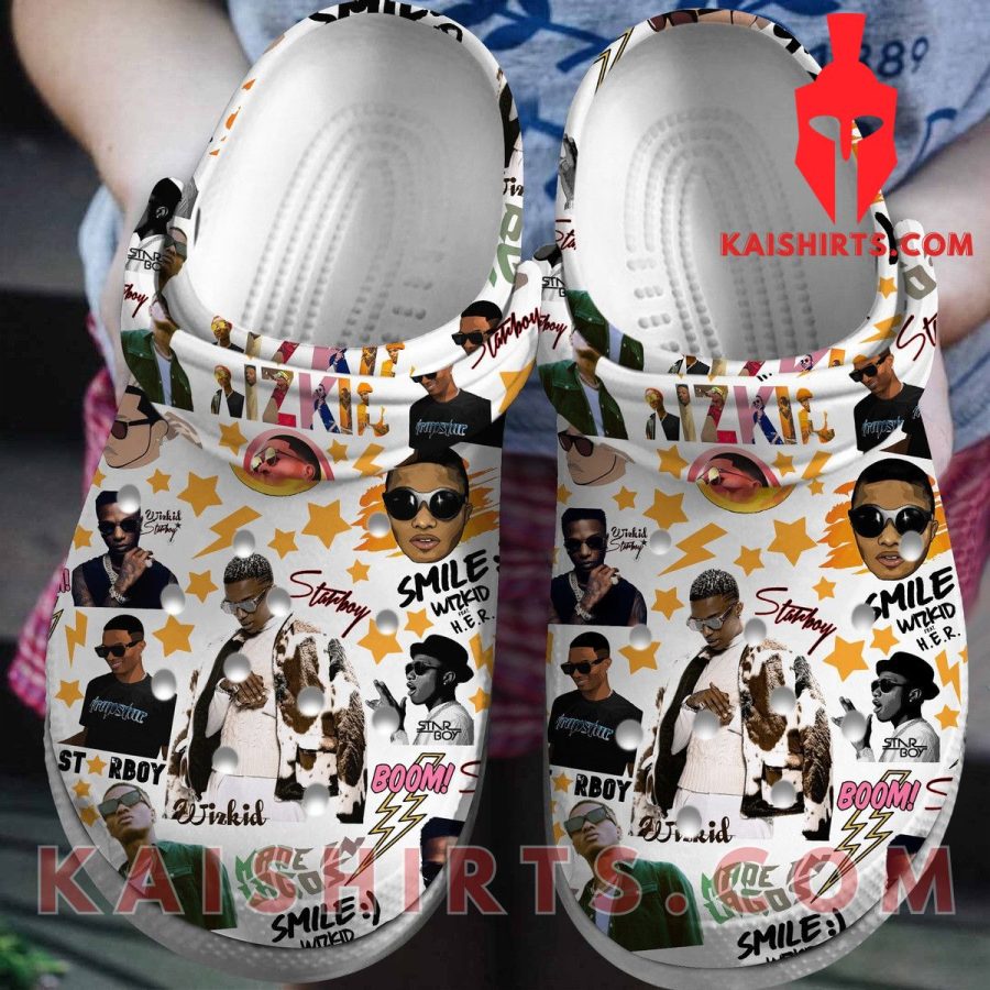 Wizkid Singer Clogband Crocs Shoes's Product Pictures - Kaishirts.com