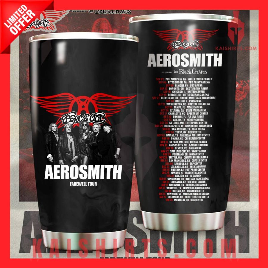 Aerosmith Farewell Tour Tumbler Cup's Product Pictures - Kaishirts.com