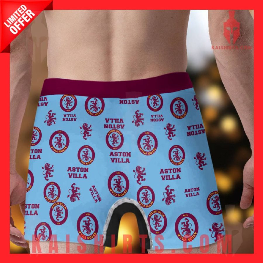 Aston Villa EPL New Personalized Boxers Shorts's Product Pictures - Kaishirts.com