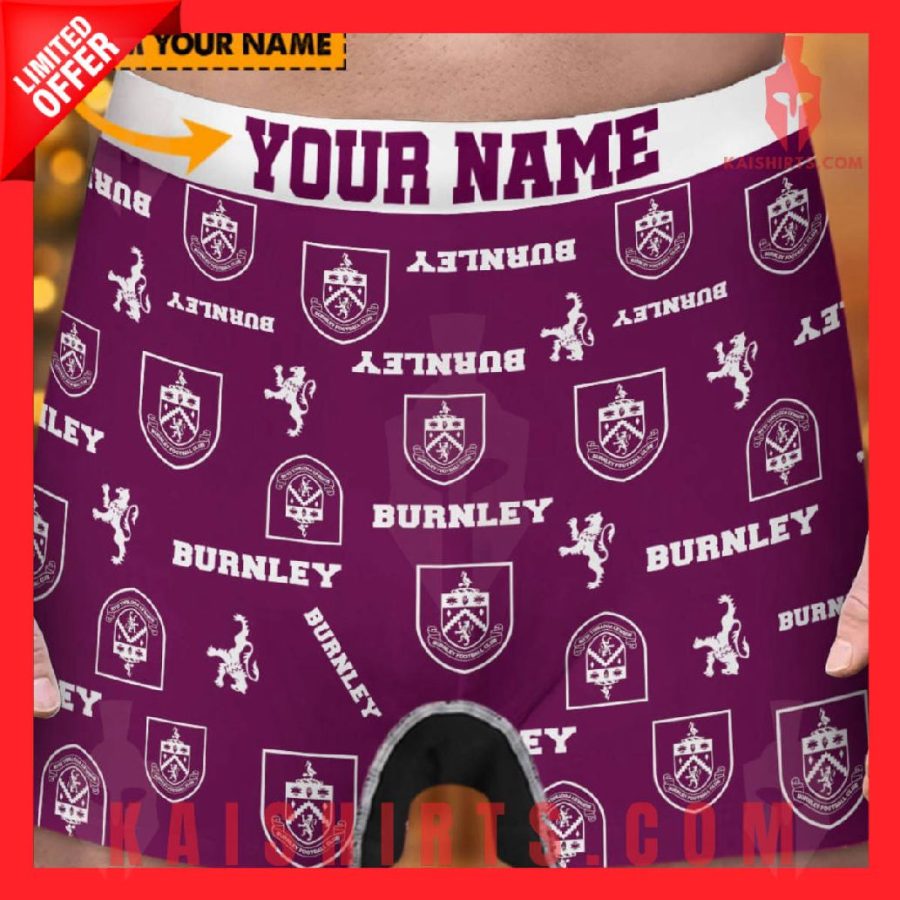Burnley EPL New Personalized Boxers Shorts's Product Pictures - Kaishirts.com