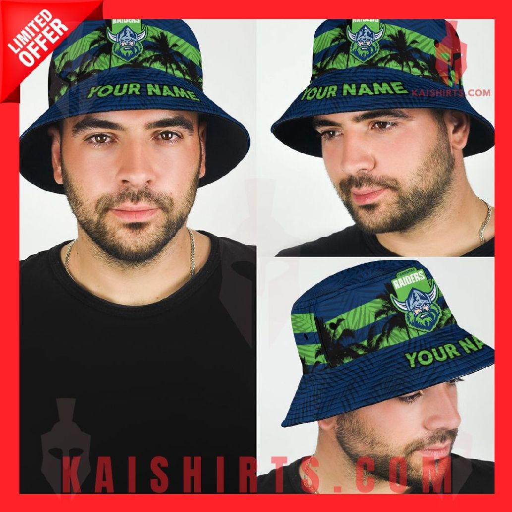 Canberra Raiders Personalized NRL Bucket Hat's Product Pictures - Kaishirts.com