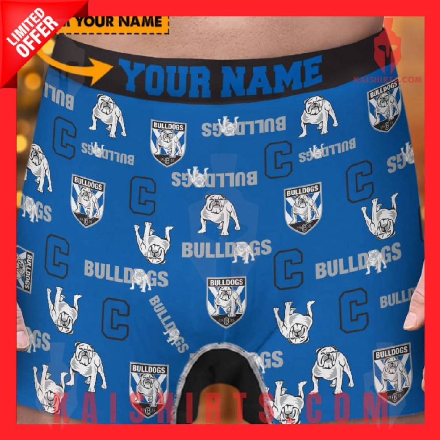 Canterbury Bankstown Bulldogs NRL New Personalized Boxers Shorts's Product Pictures - Kaishirts.com