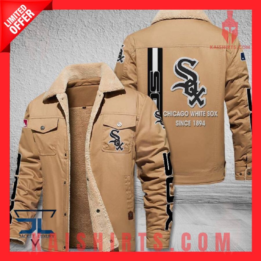 Chicago White Sox MLB Shearling Jacket's Product Pictures - Kaishirts.com