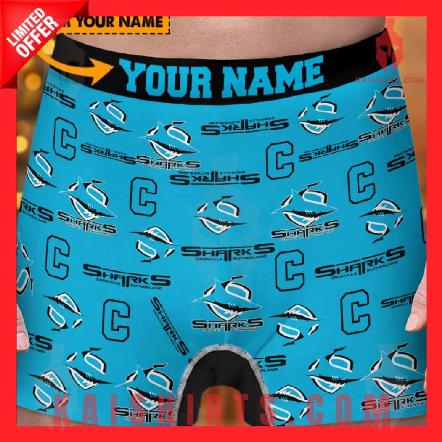 Cronulla Sharks NRL New Personalized Boxers Shorts's Product Pictures - Kaishirts.com
