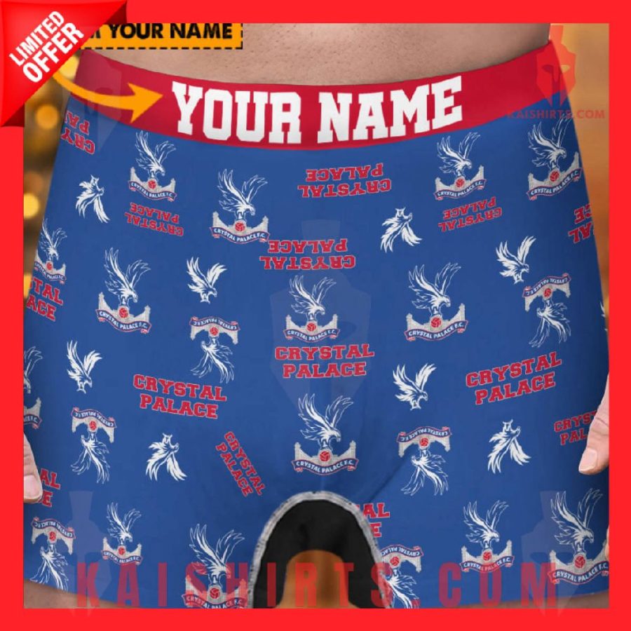 Crystal Palace EPL New Personalized Boxers Shorts's Product Pictures - Kaishirts.com