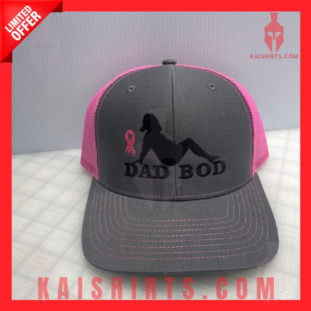 Dad Bod Breast Cancer Awearness Trucker Cap Snapback Hat's Product Pictures - Kaishirts.com