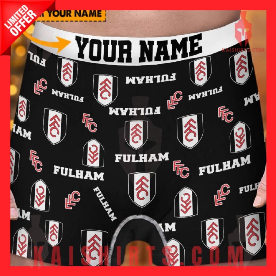 Fulham EPL New Personalized Boxers Shorts's Product Pictures - Kaishirts.com