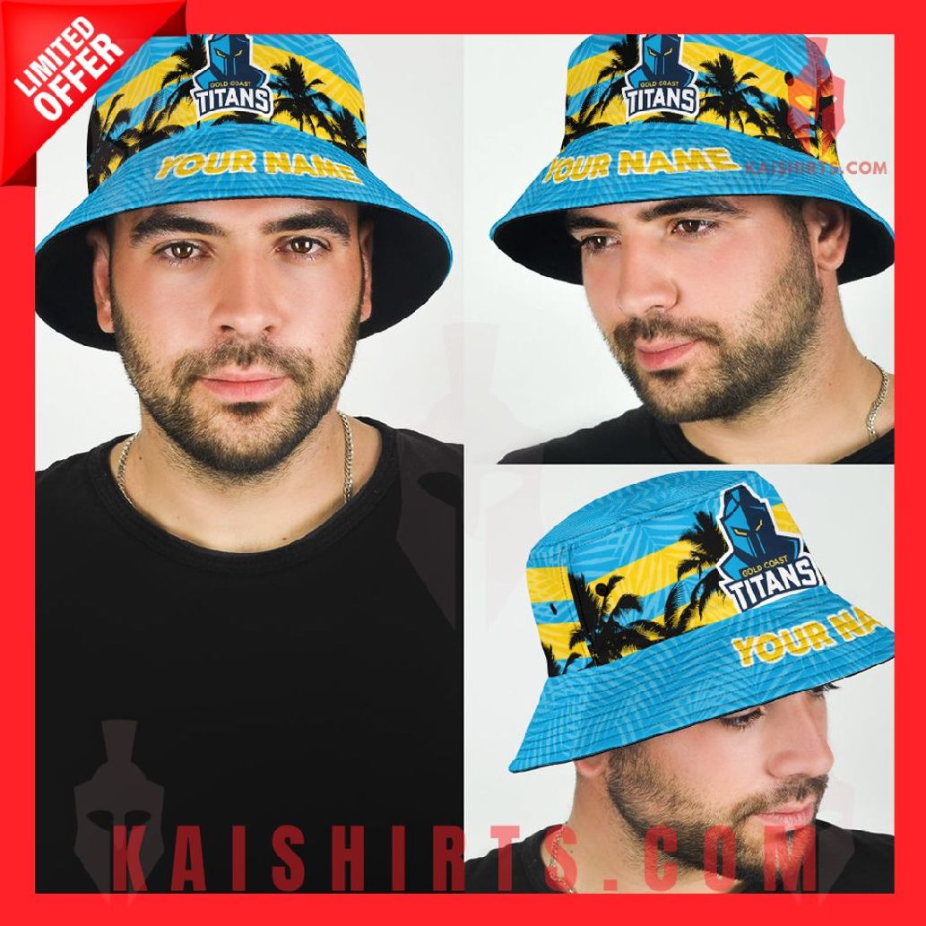 Gold Coast Titans Personalized NRL Bucket Hat's Product Pictures - Kaishirts.com