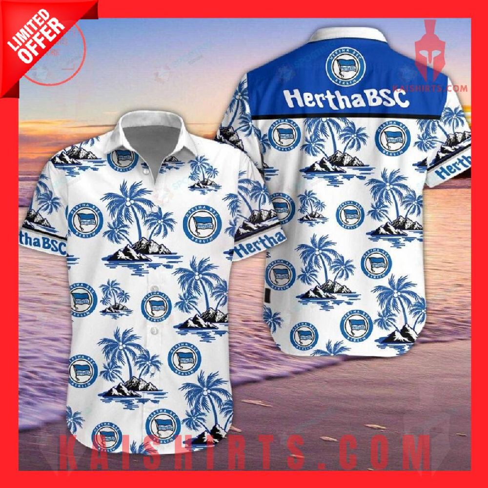 Hertha BSC Hawaiian Shirt and Shorts's Product Pictures - Kaishirts.com