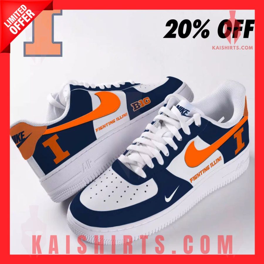 Illinois Fighting Illini Air Force 1's Product Pictures - Kaishirts.com