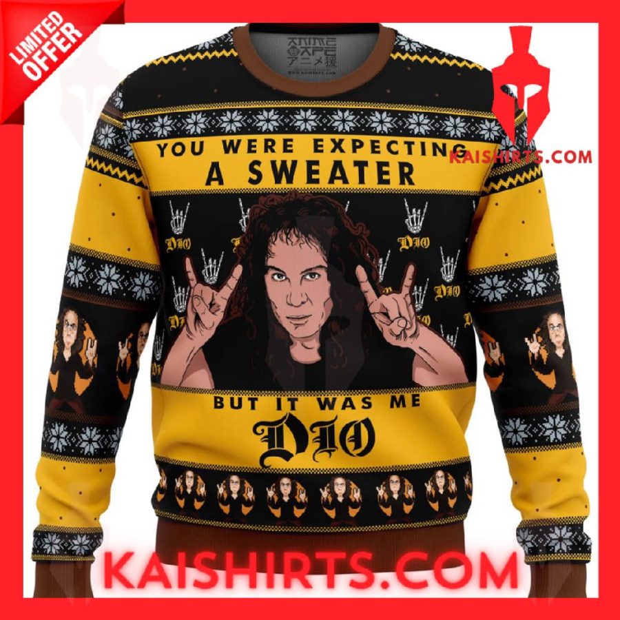 It Was Me Dio Ronnie James Dio Ugly Christmas Sweater's Product Pictures - Kaishirts.com