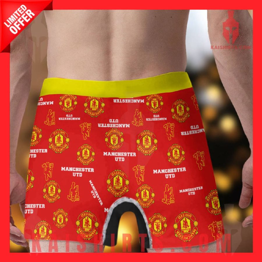 Manchester United EPL New Personalized Boxers Shorts's Product Pictures - Kaishirts.com