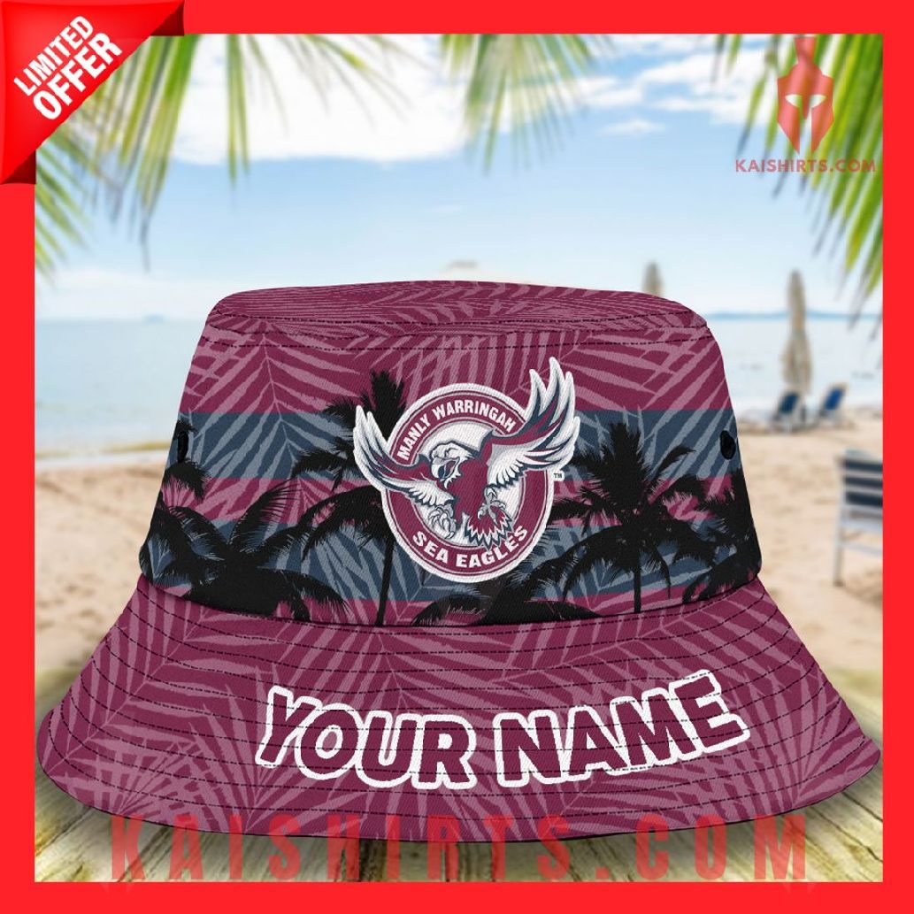 Manly Warringah Sea Eagles Personalized NRL Bucket Hat's Product Pictures - Kaishirts.com