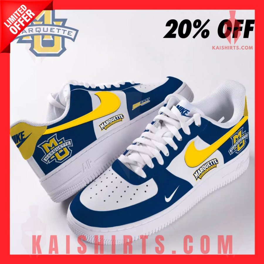 Marquette Golden Eagles Air Force 1's Product Pictures - Kaishirts.com