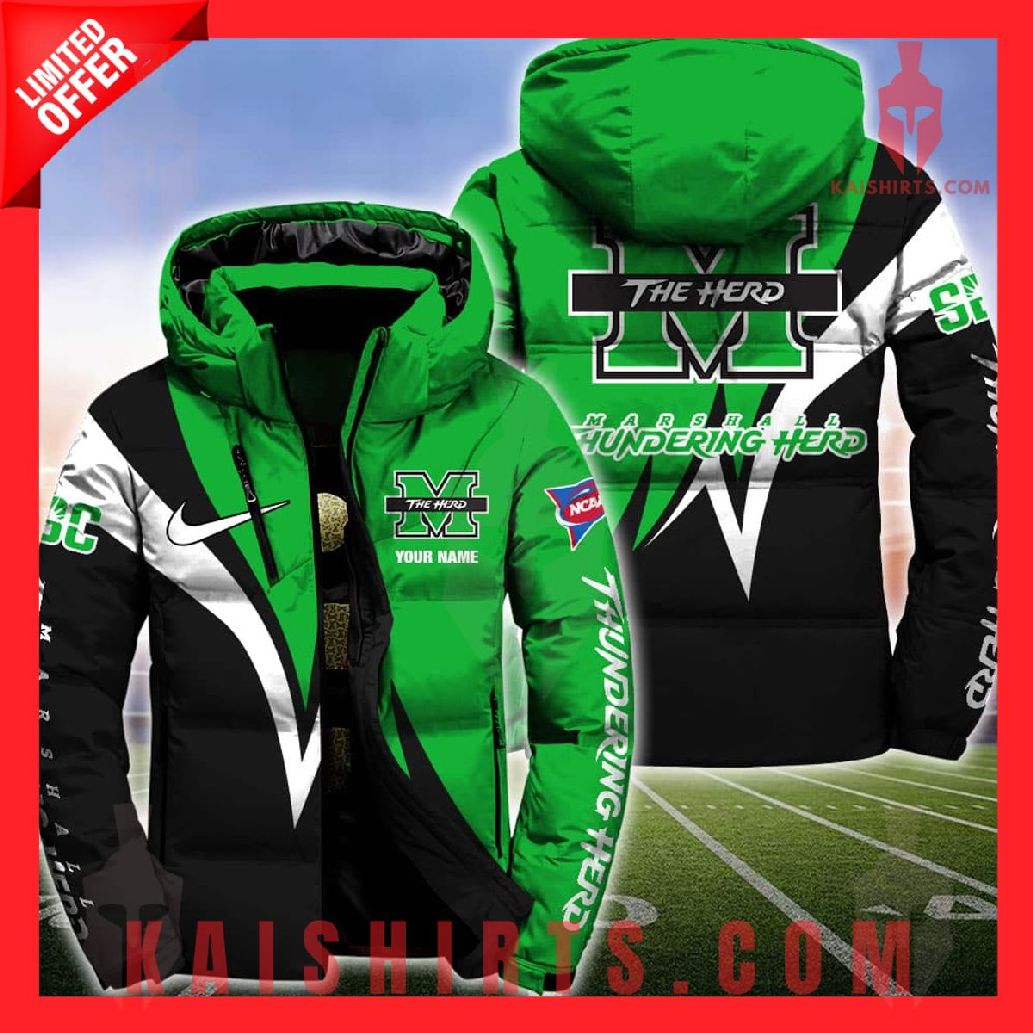 Marshall Thundering Herd Personalized Puffer Jacket Set's Product Pictures - Kaishirts.com