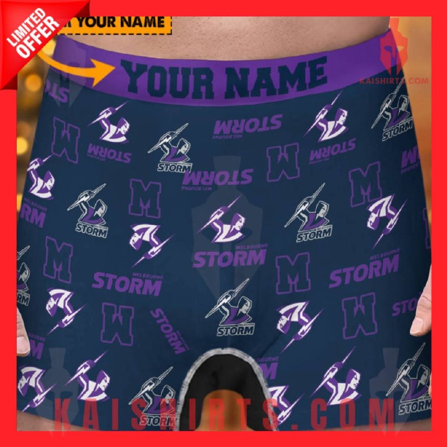 Melbourne Storm NRL New Personalized Boxers Shorts's Product Pictures - Kaishirts.com