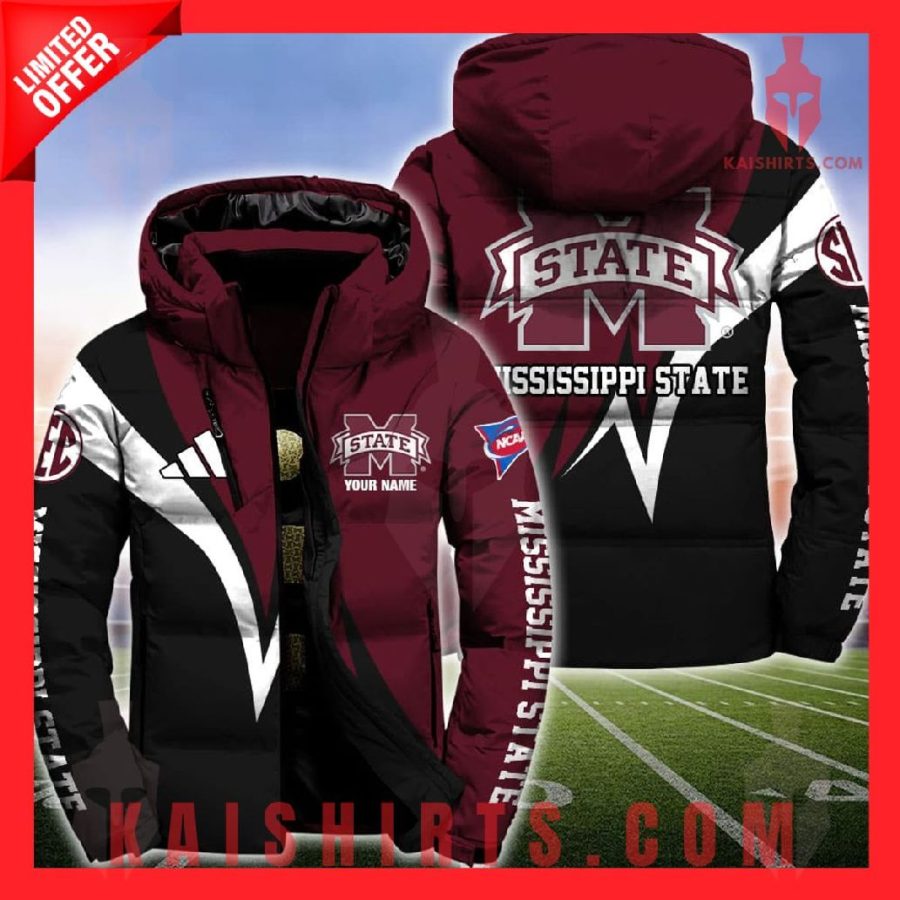Mississippi State Bulldogs Personalized Puffer Jacket Set's Product Pictures - Kaishirts.com